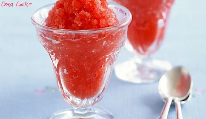 granita alle fragole