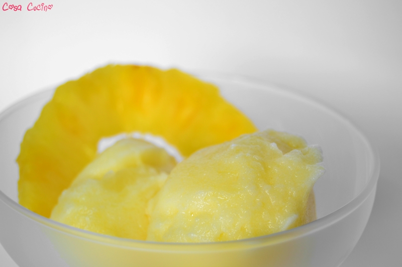 sorbetto di ananas