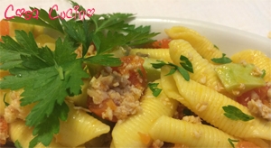 garganelli al ragu di primavera