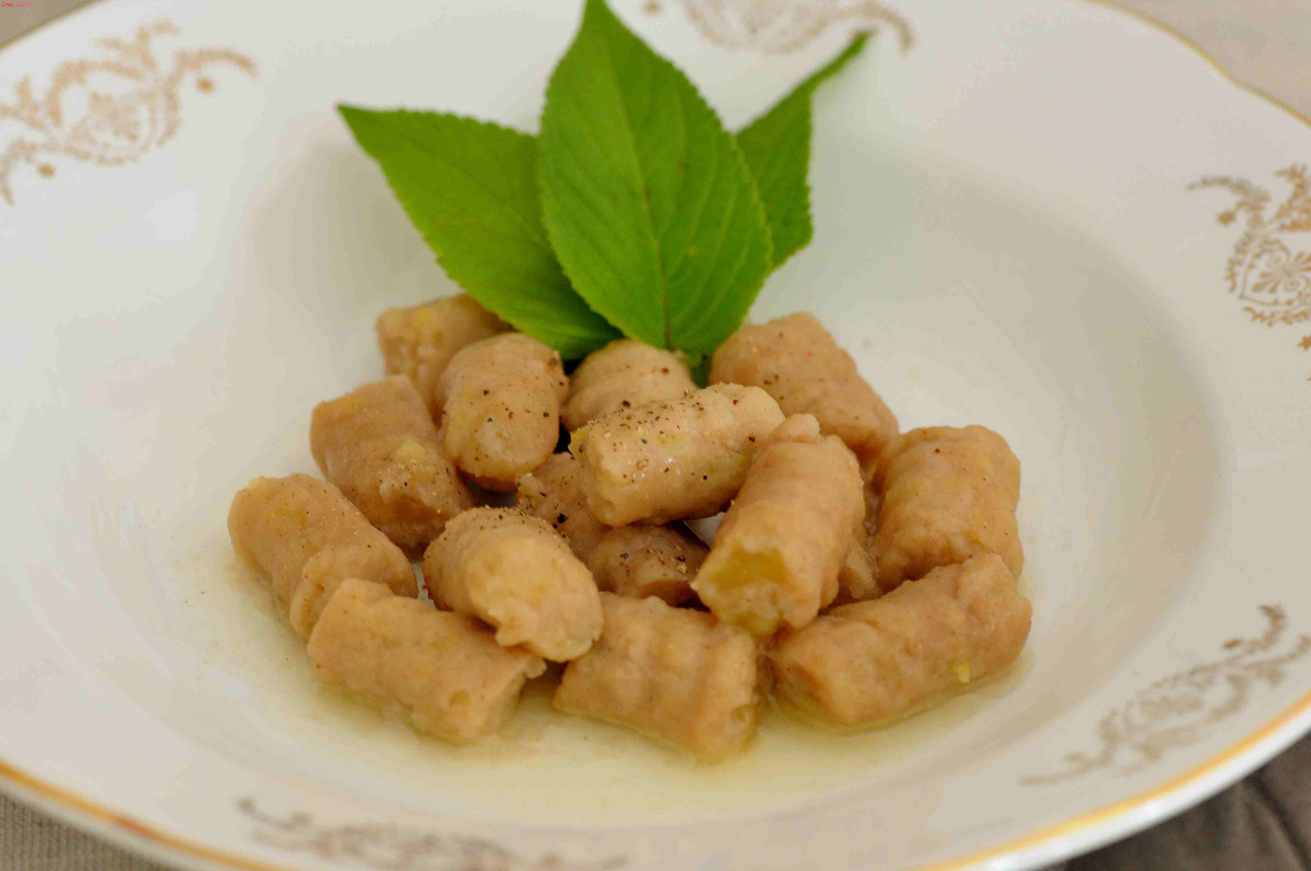 gnocchi di patate e castagne