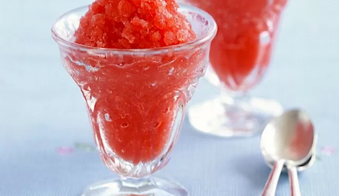 granita alle fragole