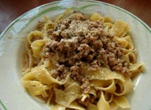 pappardelle al ragu